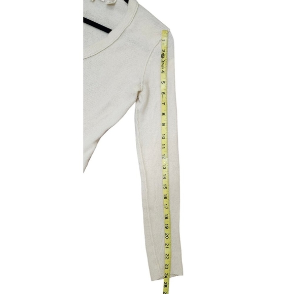 Inhabit Cashmere Plunge Neckline Sweater Size: S - Picture 11 of 13
